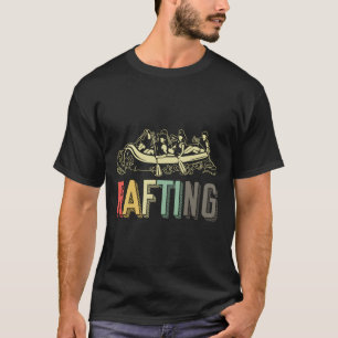 Camiseta Deportes acuáticos Retro Whitewater Rafting River