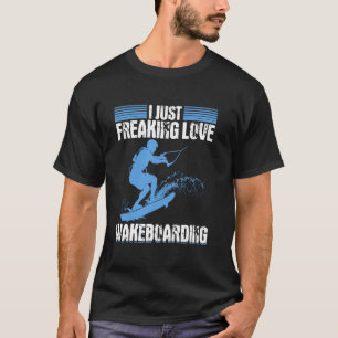 Camiseta Deportes acuáticos Wakesurfing - Me encanta Wak