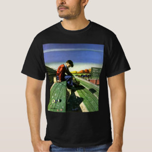 Camiseta Deportes Antiguos, Triste Aficionado al Fútbol con