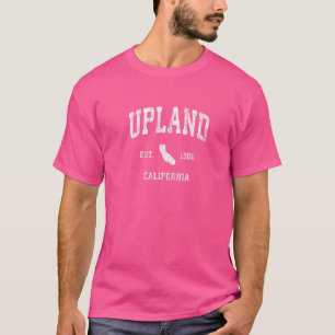Camiseta Deportes Atléticos Vintage Upland California Ca