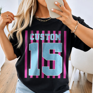 Camiseta Deportes Béisbol Fútbol Nombre del Equipo Número
