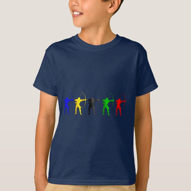 Camiseta Deportes de Archer los E.E.U.U. de los juegos del (Anverso)
