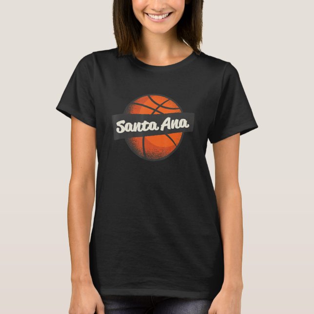 Camiseta Deportes de baloncesto casero de Santa Ana (Anverso)