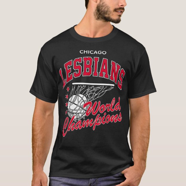 Camiseta Deportes de baloncesto de lesbianas Chicago Athlet (Anverso)