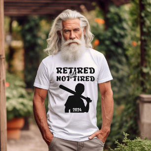 Camiseta Deportes de béisbol retirados pero no cansados