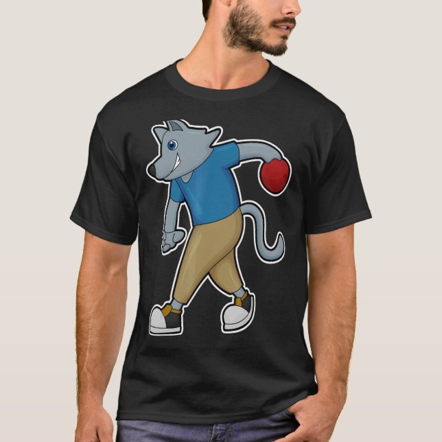 Camiseta Deportes de boliche de perro (Anverso)