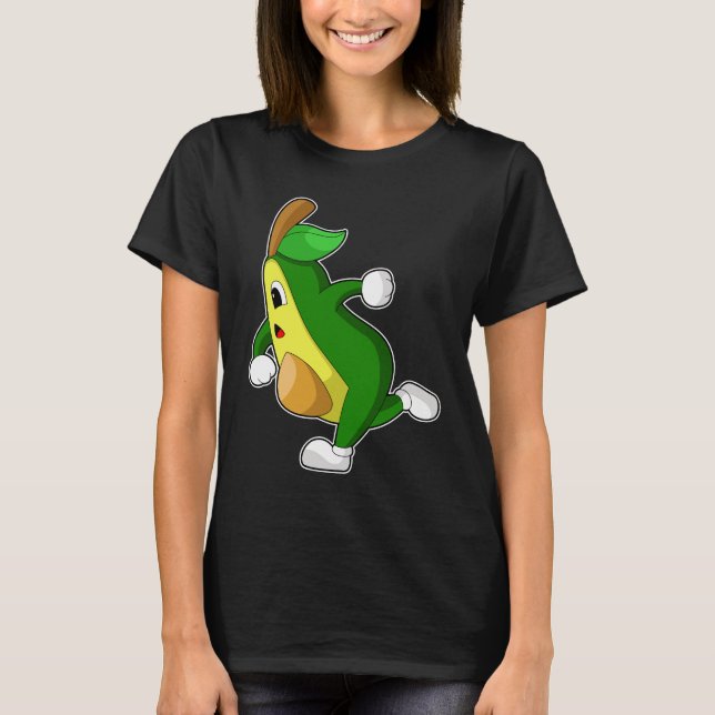 Camiseta Deportes de carreras de aguacate (Anverso)