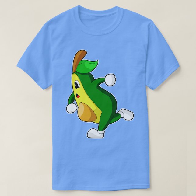 Camiseta Deportes de carreras de aguacate (Diseño del anverso)