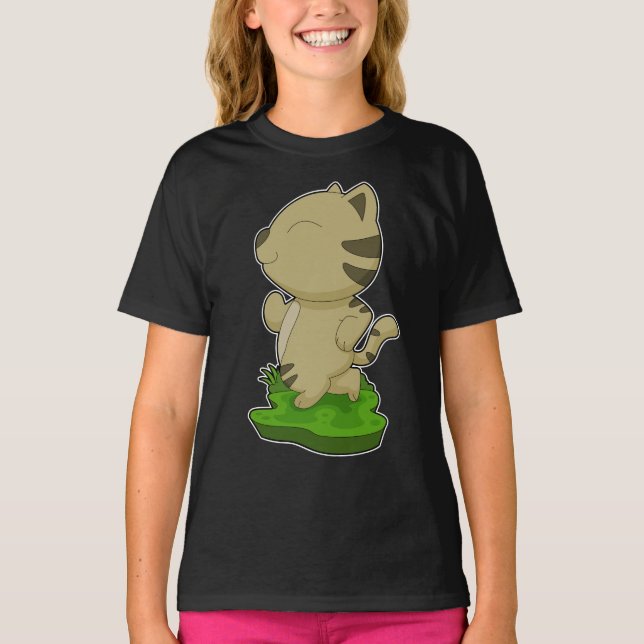 Camiseta Deportes de carreras de gato (Anverso)