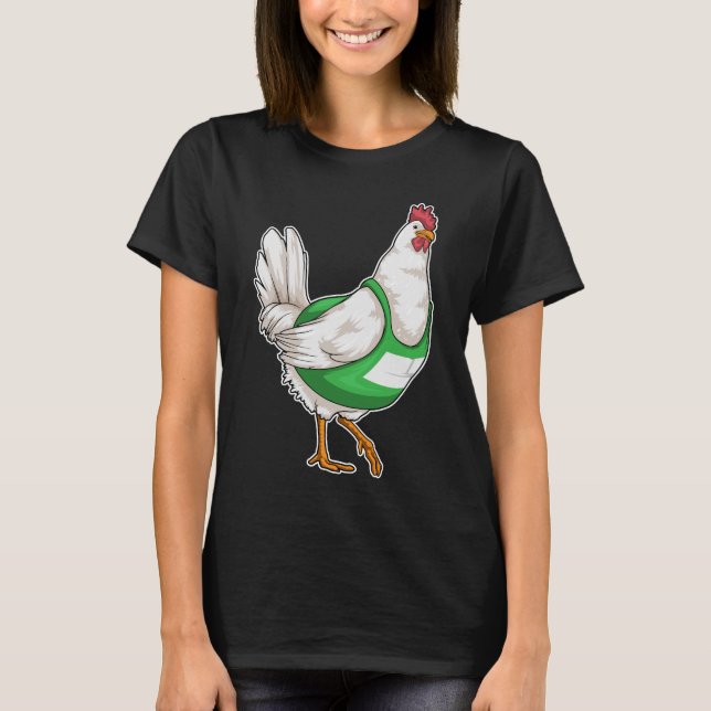 Camiseta Deportes de carreras de pollo (Anverso)