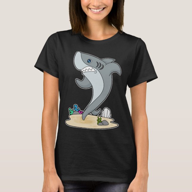 Camiseta Deportes de carreras de tiburones (Anverso)