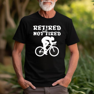 Camiseta Deportes de ciclismo jubilados pero no cansados