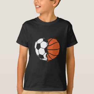 Camiseta Deportes de corazón Fútbol Baloncesto Amante del b