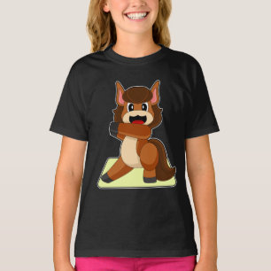 Camiseta Deportes de equitación de yoga