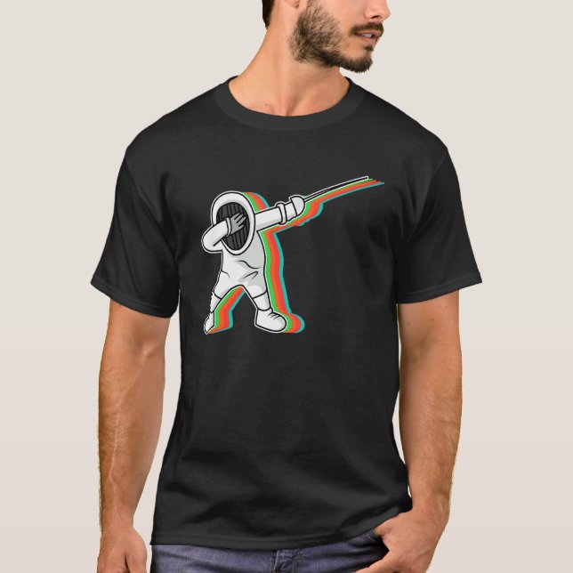 Camiseta Deportes de esgrima de Dabbing (Anverso)