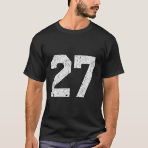 Camiseta Deportes de estilo atlético Uniforme n° 27 de Jers