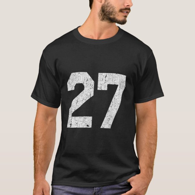 Camiseta Deportes de estilo atlético Uniforme n° 27 de Jers (Anverso)