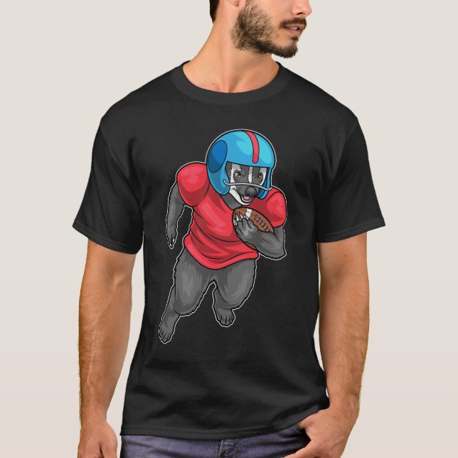 Camiseta Deportes de fútbol americano Badger (Anverso)