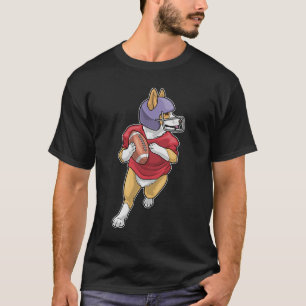 Camiseta Deportes de Fútbol Americano Corgi