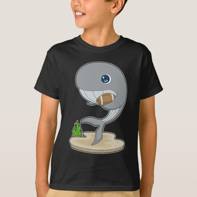 Camiseta Deportes de fútbol americano de ballena (Anverso)