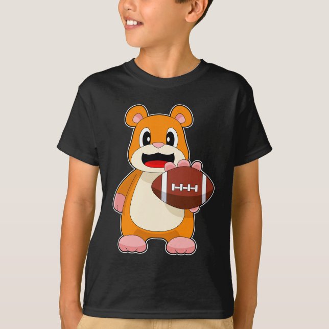 Camiseta Deportes de fútbol americano de Hamster (Anverso)