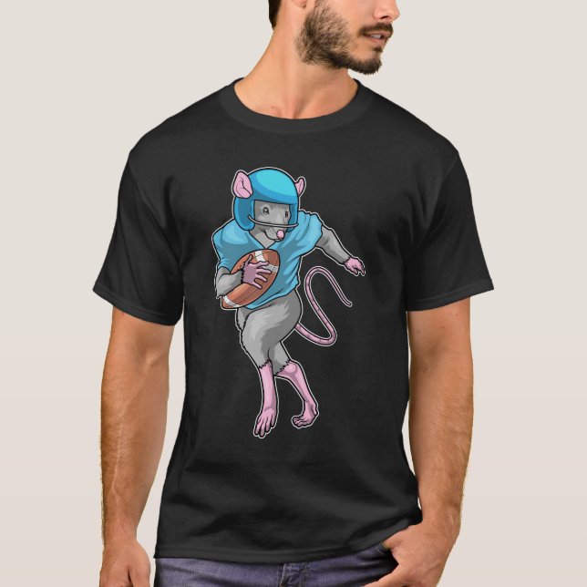 Camiseta Deportes de fútbol americano de ratón (Anverso)