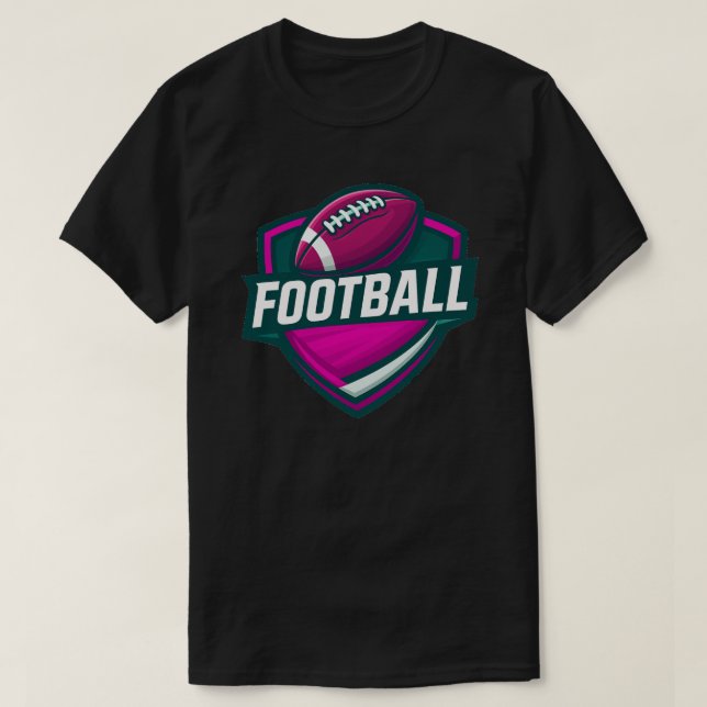 Camiseta Deportes de fútbol americano modernos (Diseño del anverso)