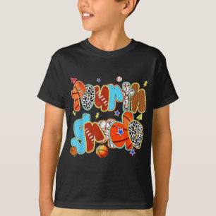 Camiseta Deportes de fútbol de baloncesto de cuarto grado B