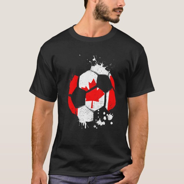 Camiseta Deportes de fútbol de Canadá (Anverso)