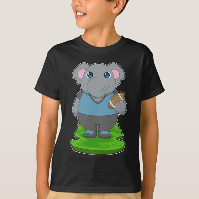 Camiseta Deportes de fútbol elefante de Estados Unidos (Anverso)