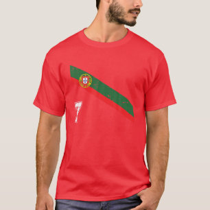 Camiseta Deportes de fútbol portugués número 7