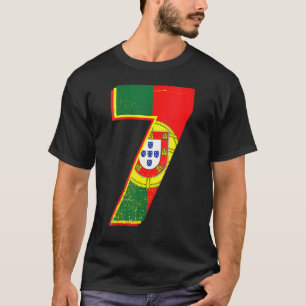 Camiseta Deportes de fútbol portugués número 7