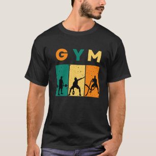 Camiseta Deportes de gimnasia coloridos y modernos