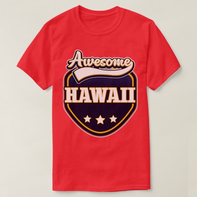 Camiseta Deportes de Hawái (Diseño del anverso)