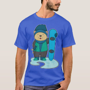 Camiseta Deportes de invierno Cat Snowboard Snowboard
