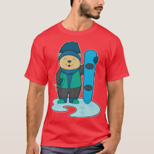 Camiseta Deportes de invierno Cat Snowboard Snowboard