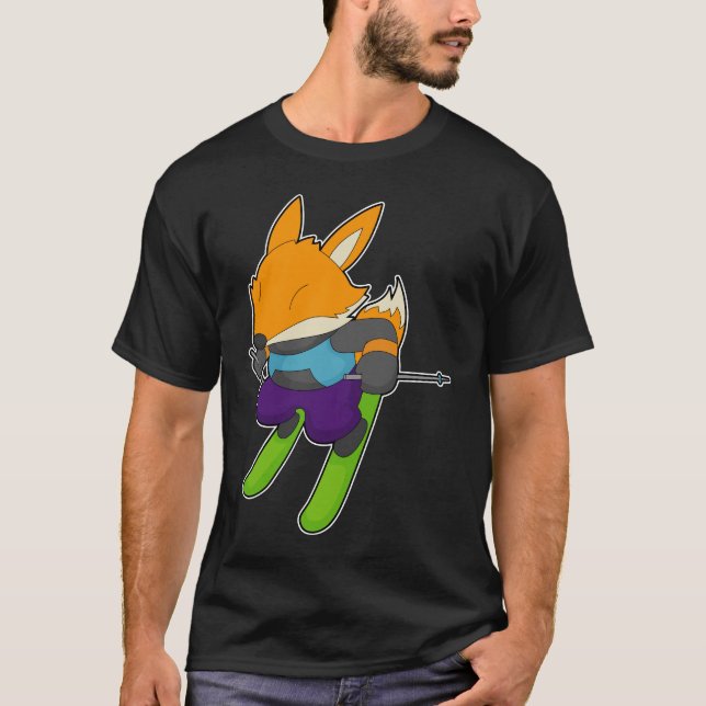 Camiseta Deportes de invierno de Fox Skii (Anverso)