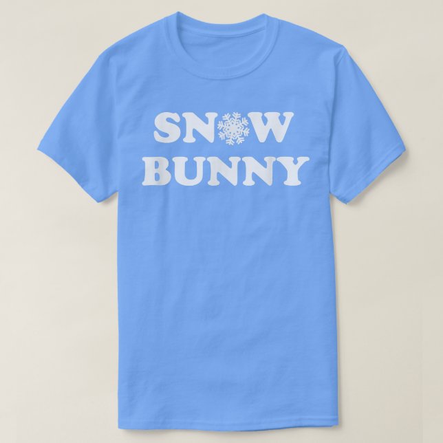 Camiseta Deportes De Invierno De La Nieve (Diseño del anverso)