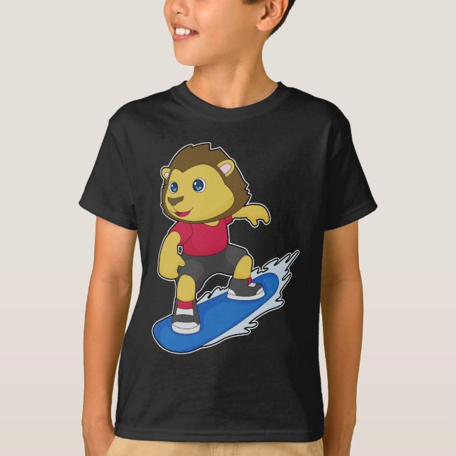 Camiseta Deportes de invierno de la Snowboard de León (Anverso)