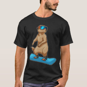 Camiseta Deportes de invierno de Meerkat Snowboard
