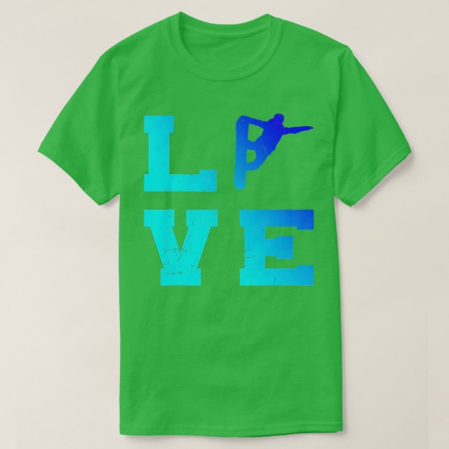 Camiseta Deportes de invierno de mujeres snowboard snowboar (Diseño del anverso)