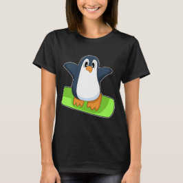 Camiseta Deportes de invierno de Penguin Snowboard