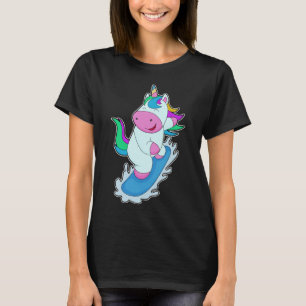 Camiseta Deportes de invierno de Unicorn Snowboard