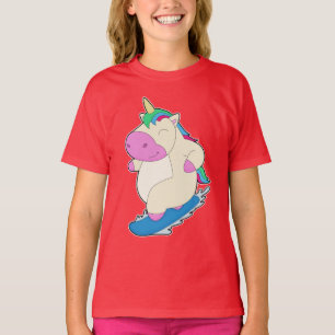 Camiseta Deportes de invierno de Unicorn Snowboard