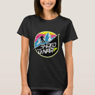 Camiseta Deportes de Invierno Diamante Freestyle Esquí Gnar