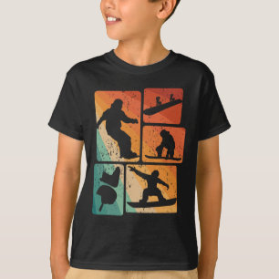 Camiseta Deportes de invierno divertidos Snowboard Lover Sn