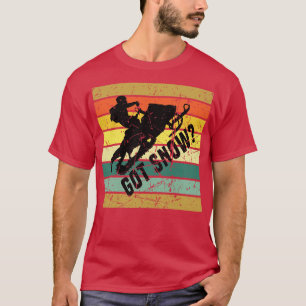Camiseta Deportes de invierno en moto de nieve