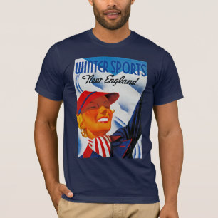 Camiseta Deportes de invierno en Nueva Inglaterra