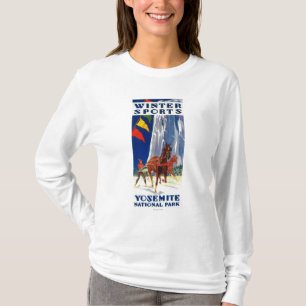 Camiseta Deportes de invierno en Yosemite PosterYosemite,