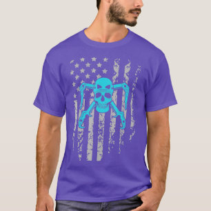 Camiseta Deportes de invierno patrióticos de la bandera est